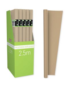 Kraft Paper Wrap Roll 2.5m Cdu 36pc