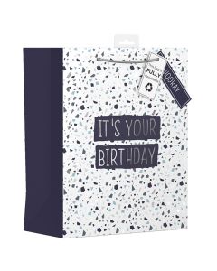 Giftmaker Terrazzo It's Your Birthday Gift Bag Large