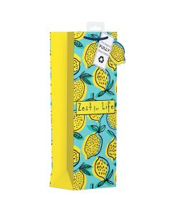 Giftmaker Zest For Life Lemon Gift Bag Bottle