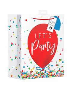 Giftmaker Let's Party Balloon Gift Bag Large