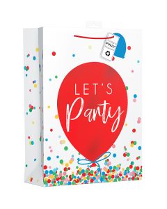 Giftmaker Let's Party Balloon Gift Bag Xl